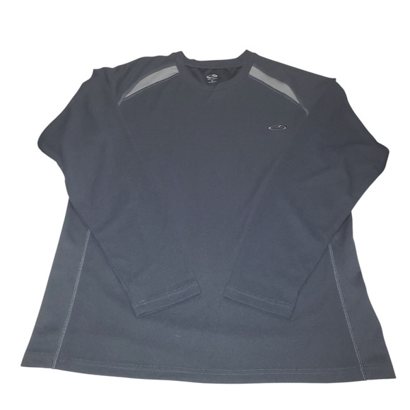 C9 by Champion Men’s Gray Long Sleeve Athletic Shirt L Thermal  Moisture-Wicking - Picture 1 of 6